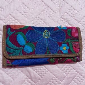 Mexican embroidered wallet